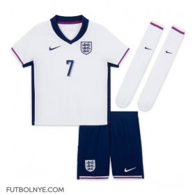 Camiseta Inglaterra Bukayo Saka #7 Primera Equipación para niños Eurocopa 2024 manga corta (+ pantalones cortos)